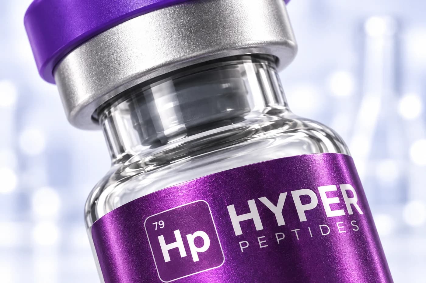 Флакон HYPER PEPTIDES с фиолетовой этикеткой